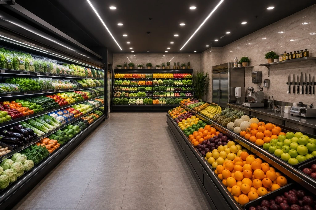 Fresh produce display